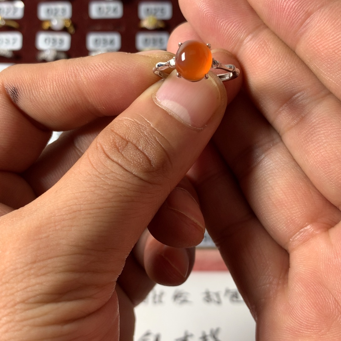 阿***钱翡翠未镶嵌戒指21