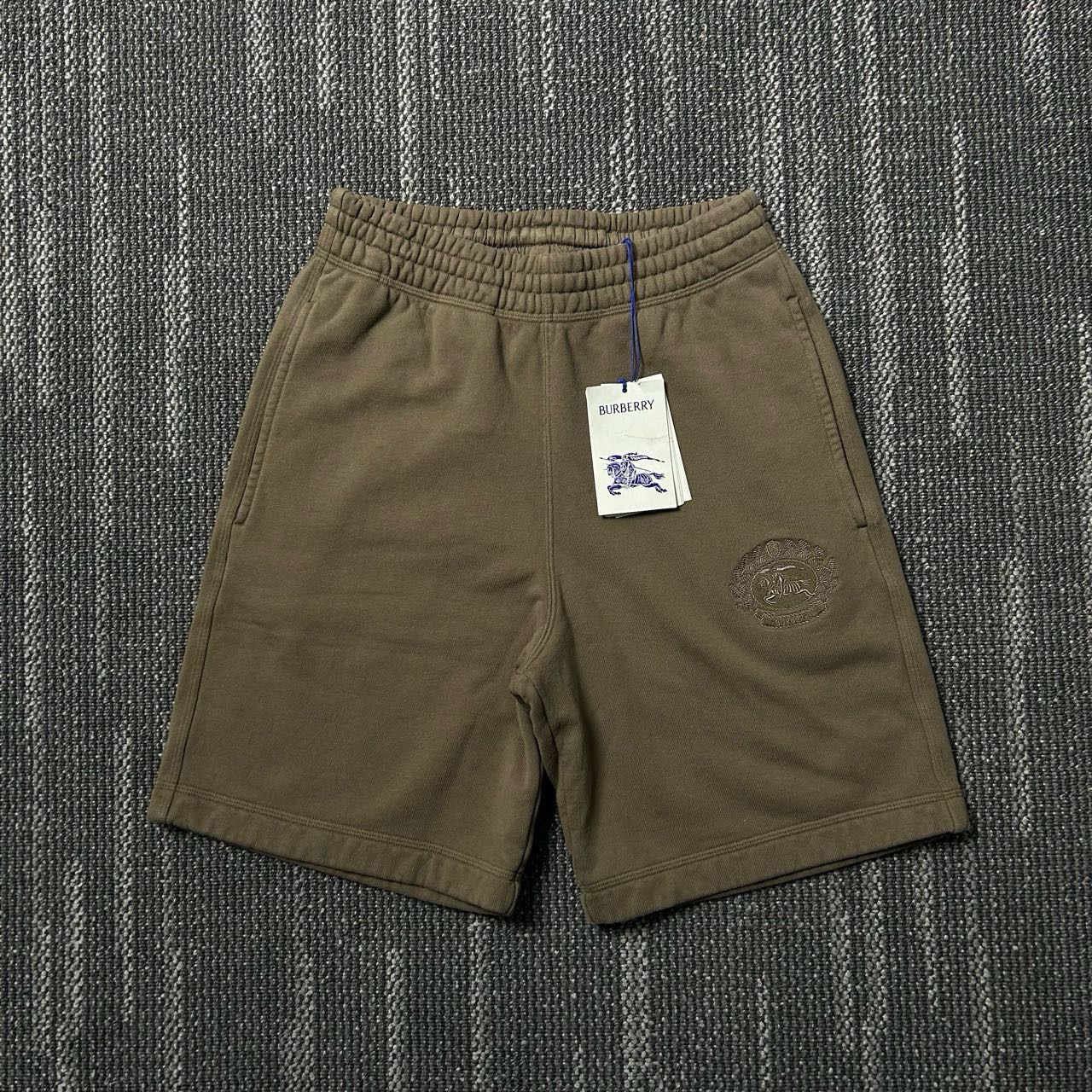全新未使用 BURBERRY/博柏利 战马骑士刺绣纯色休闲短裤/S码