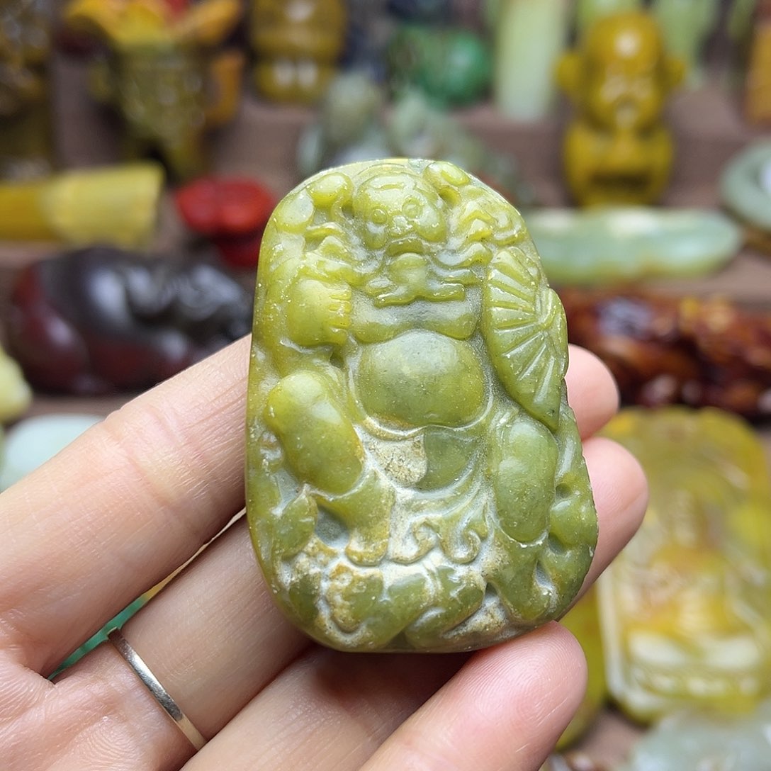 白玉菩提吊坠141。。