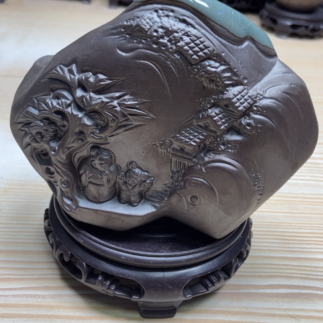 瓷片陶瓷花盆陶瓷艺术