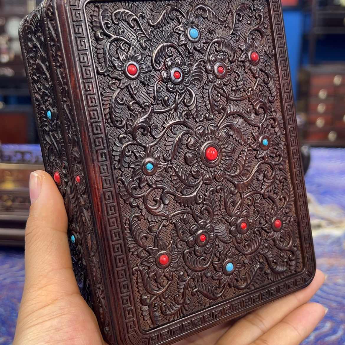 【闪购商品】红酸枝木类成套家具盒子