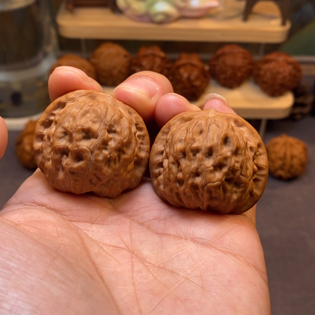 文玩核桃把件全品无修37尺凤凰山