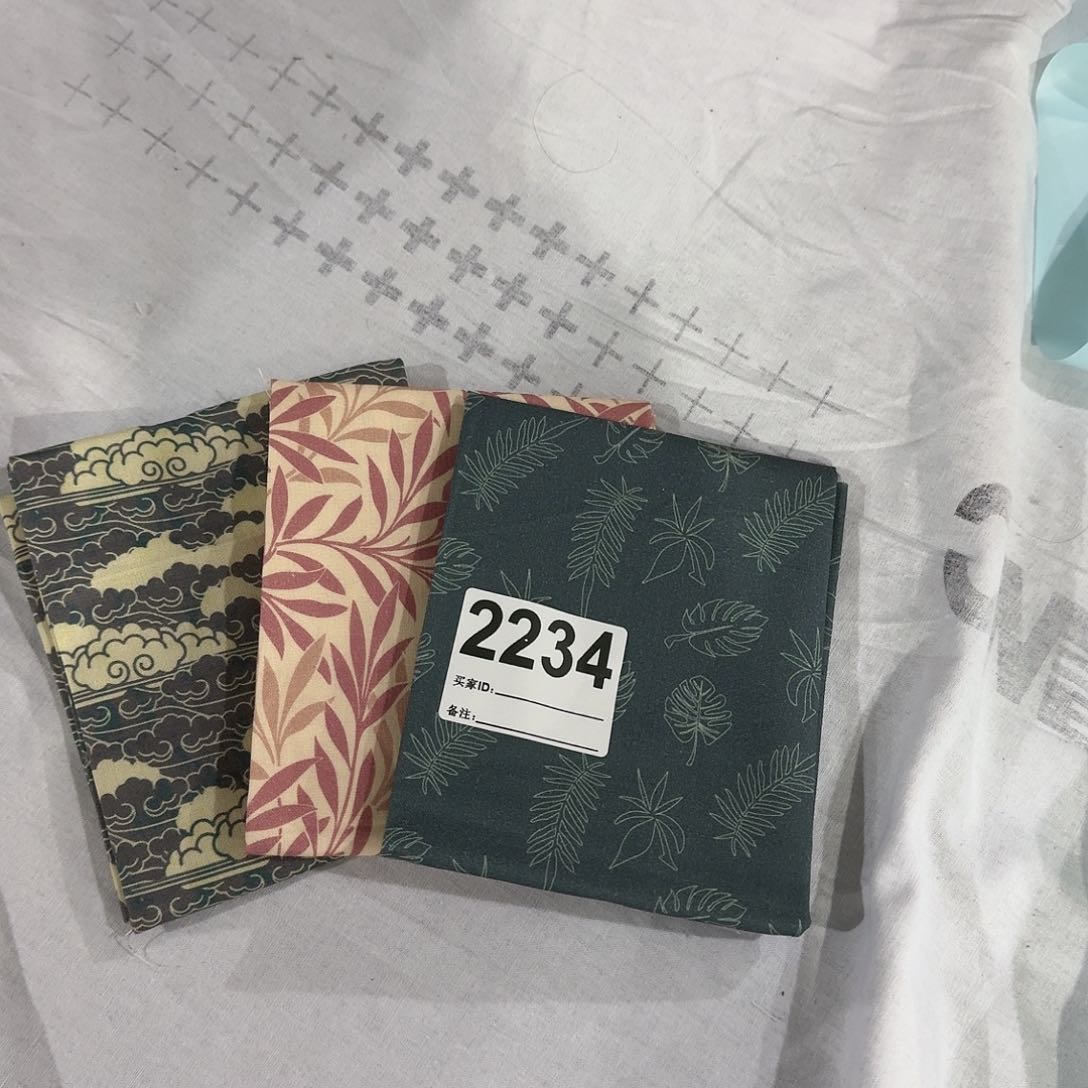 3片纯棉原单品牌平布45*53厘米一片