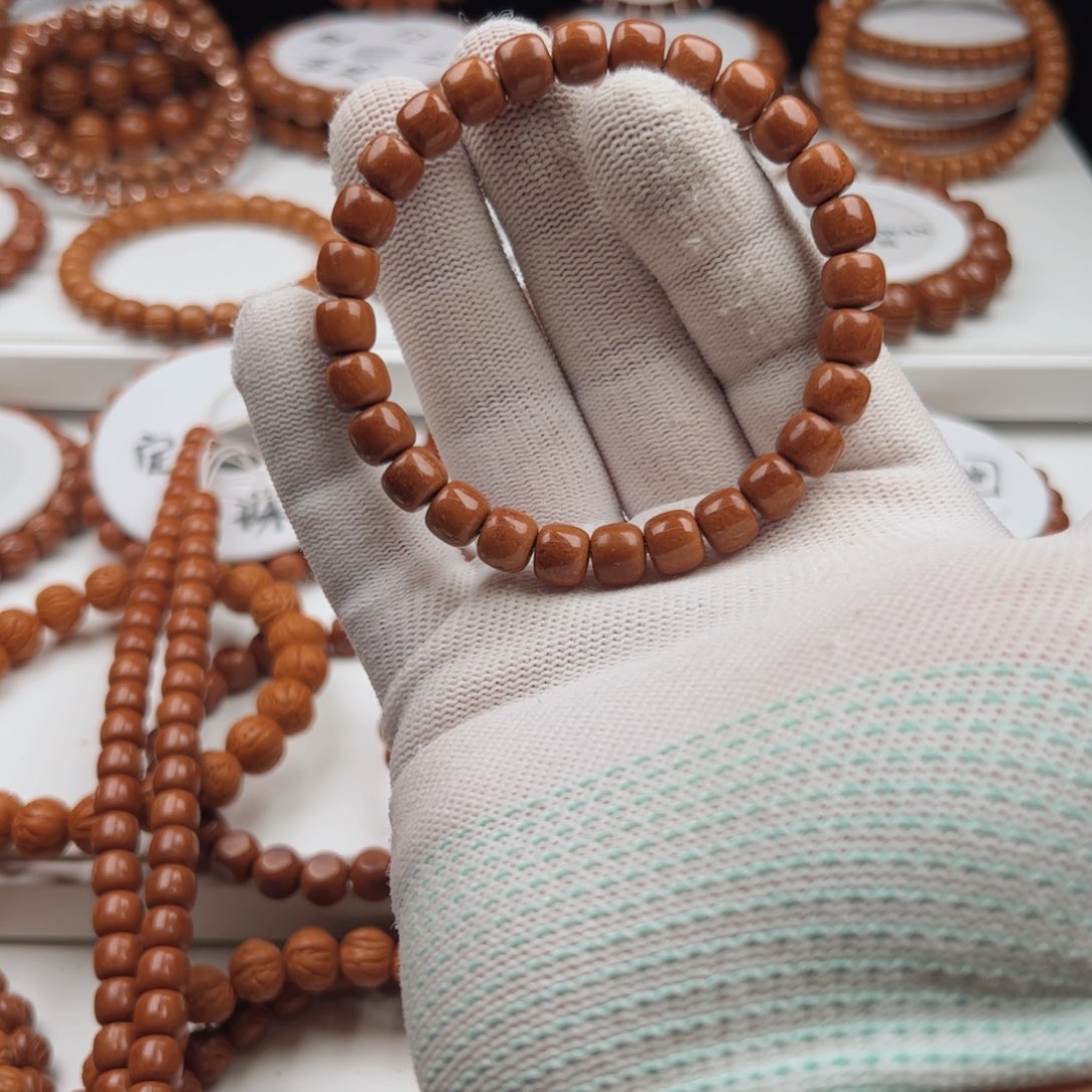 光***月桃核吊坠桃核手串