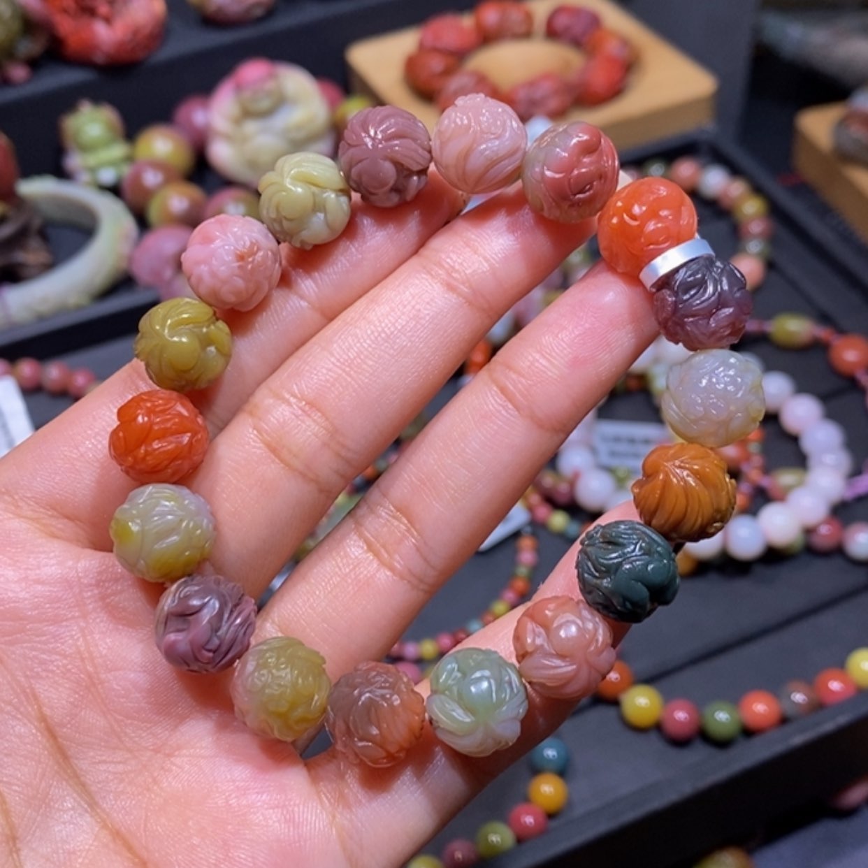 【闪购商品】未镶嵌手链玛瑙/玉髓盐源玛瑙