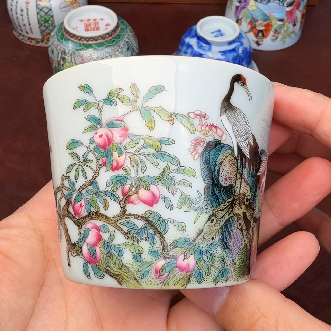 顺***浪陶景德镇全手工全手绘陶瓷