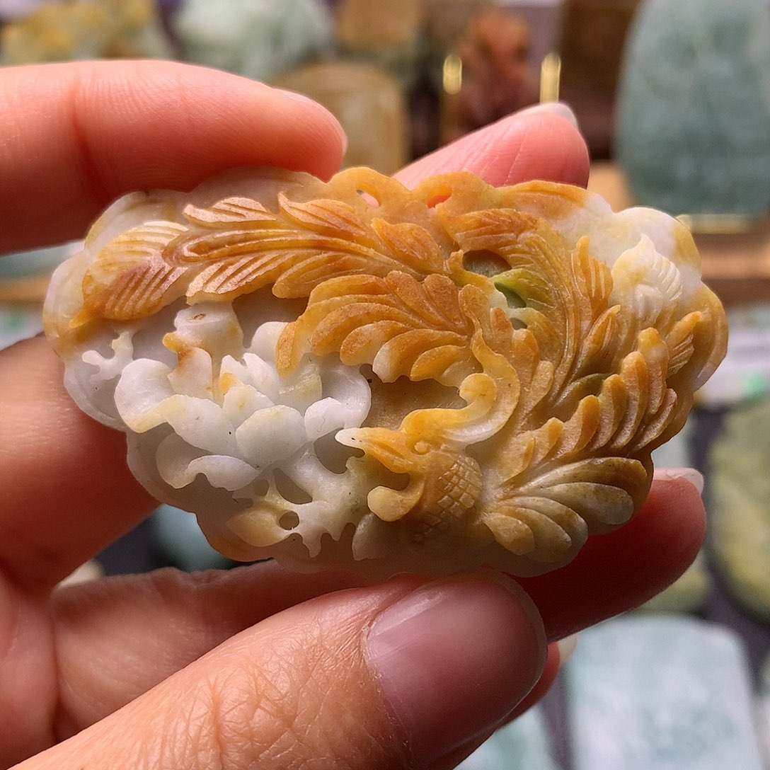 定制翡翠未镶嵌凤