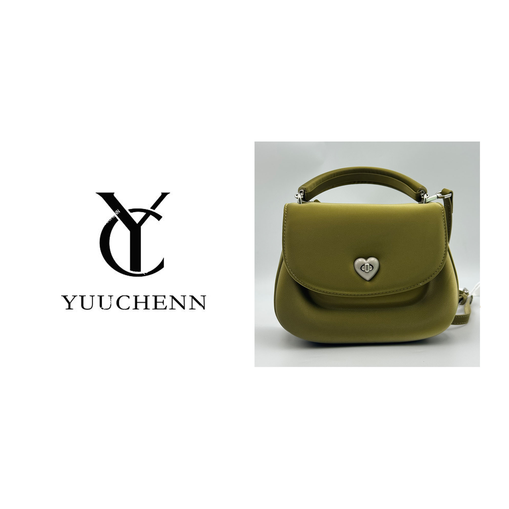 YUUCHENN/22cm原创设计高定真皮包 HH297