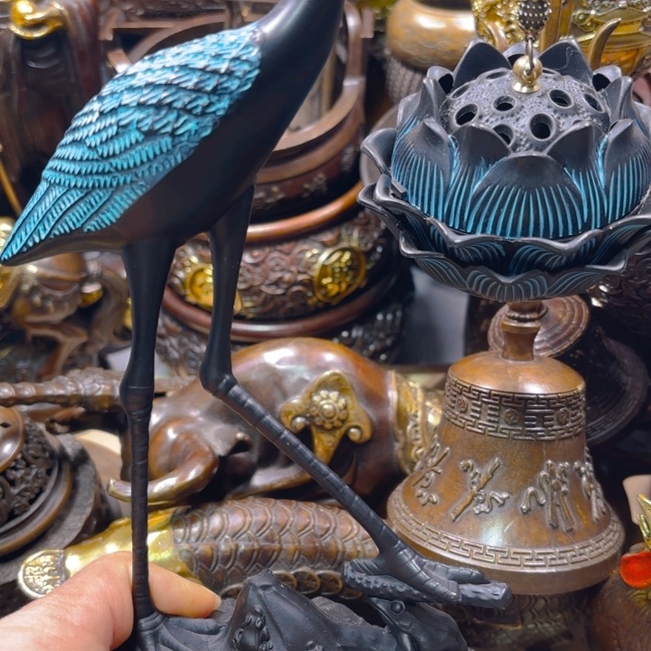 铜器摆件收收藏藏
