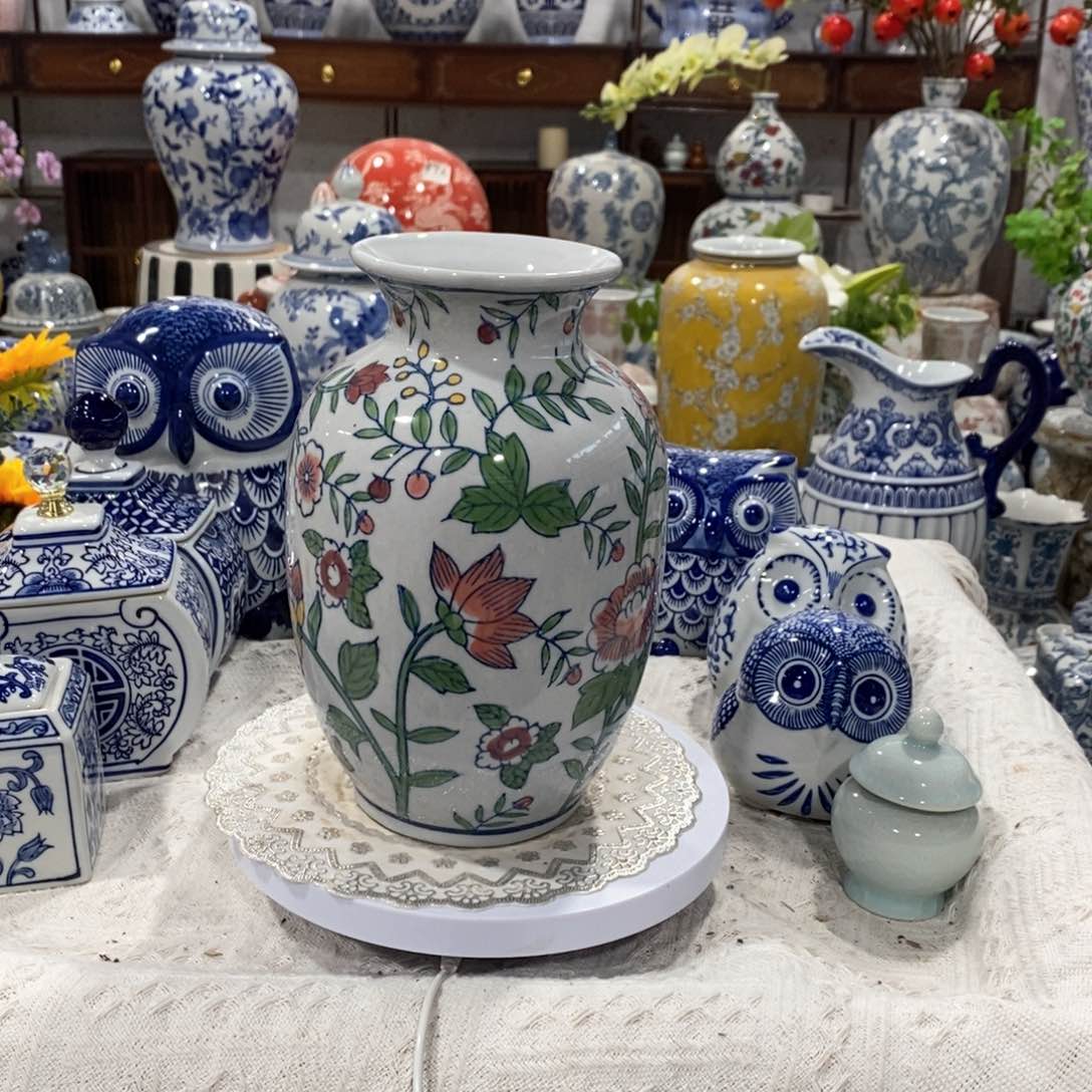 【闪购商品】摆件五彩花瓶摆件……