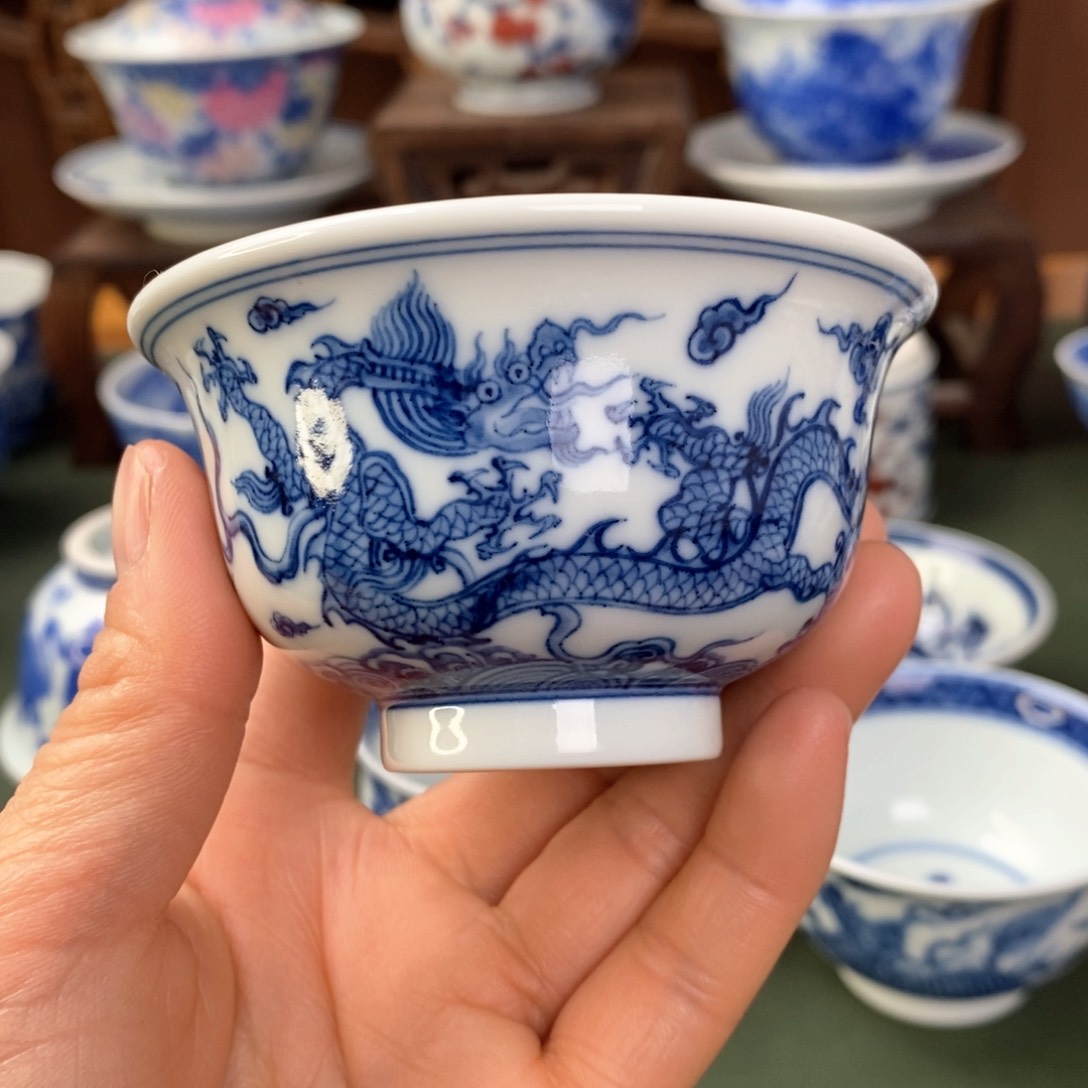 杯景德镇陶瓷手工手绘