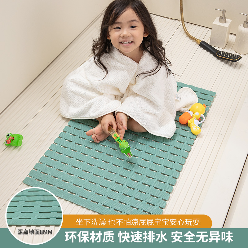 浴室防滑垫卫生间地垫淋浴房浴缸洗澡专用垫子防摔垫吸盘淋浴房垫