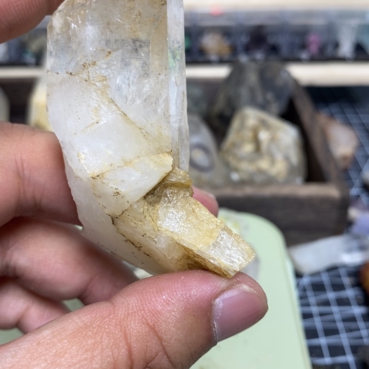 水晶水晶柱未镶嵌