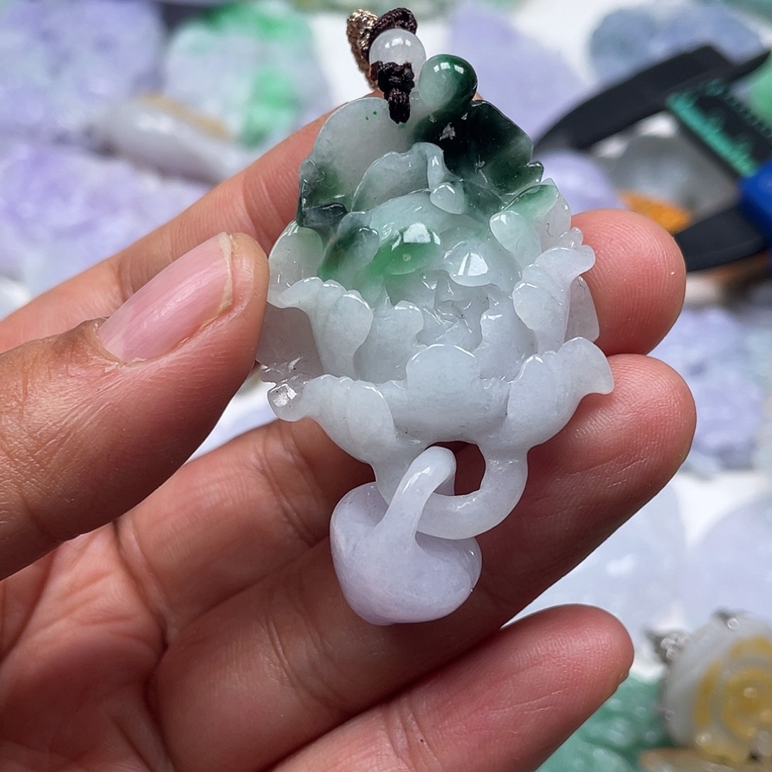 颈饰未镶嵌翡翠翡玉缘翡翠