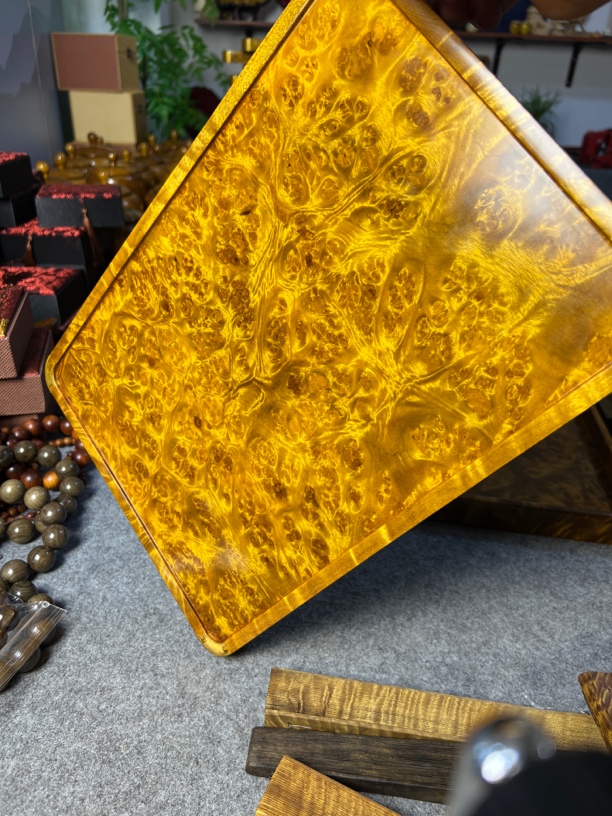 手工木制樟承盘可收纳文玩水果干果的工艺品，长度35宽25厚3