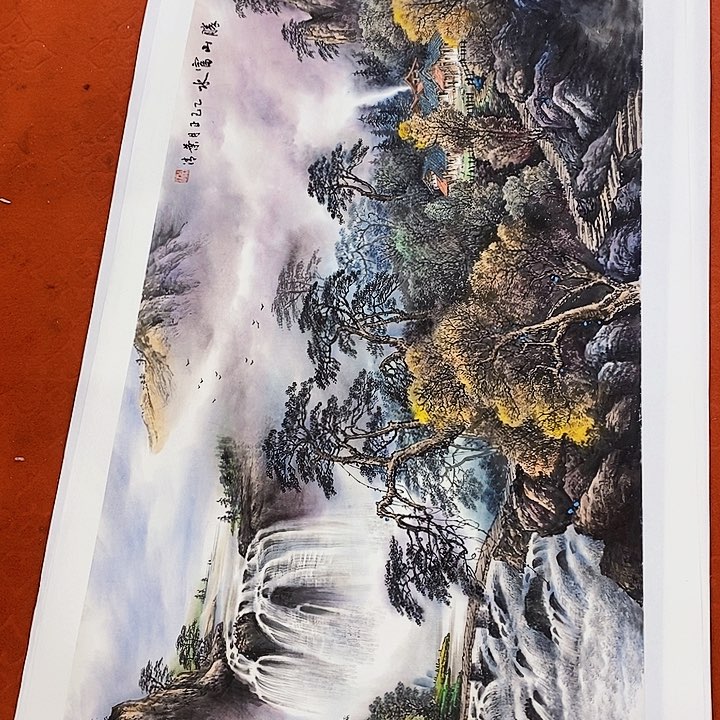 国画老*颇有点可爱哈哈我