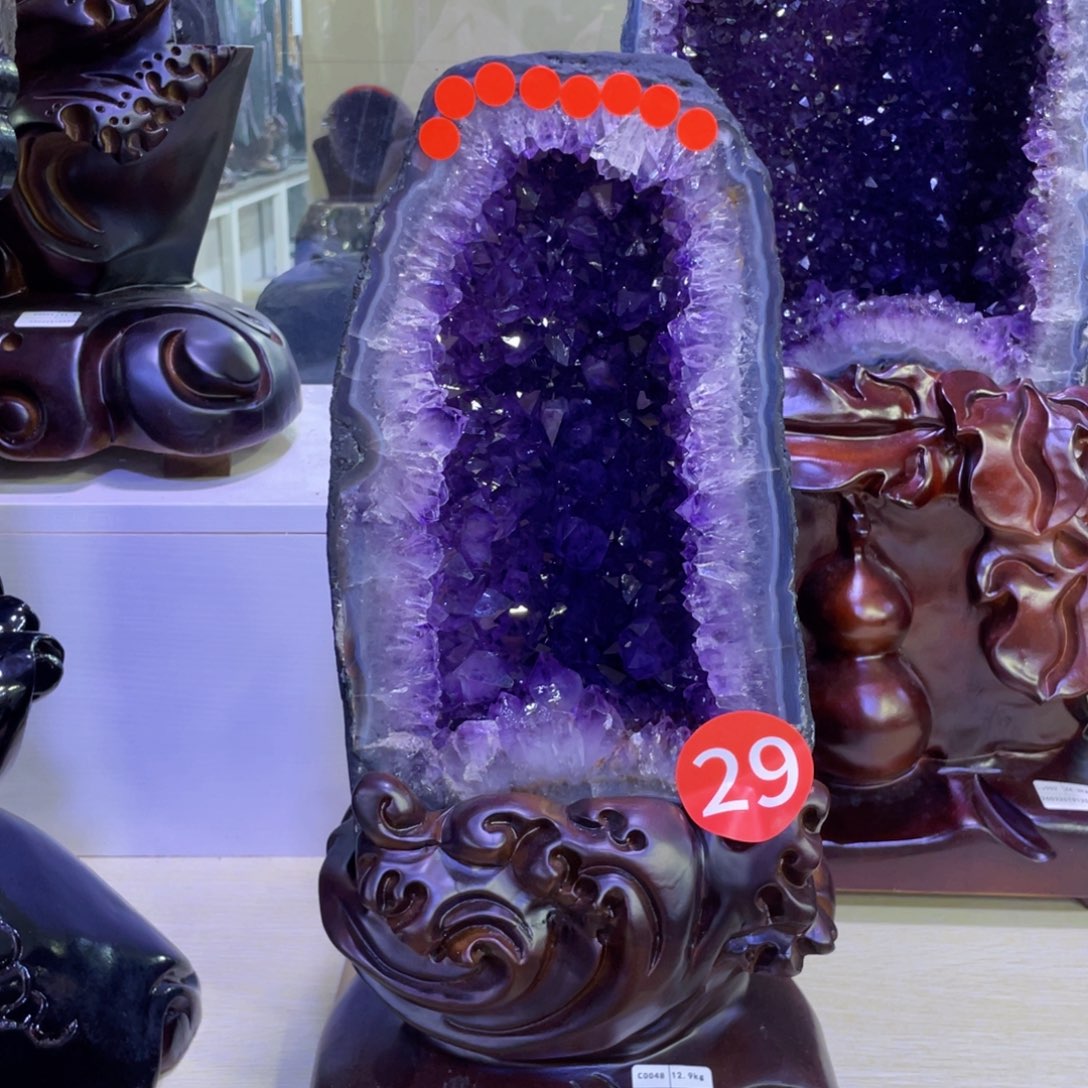 乌拉圭紫水晶摆件