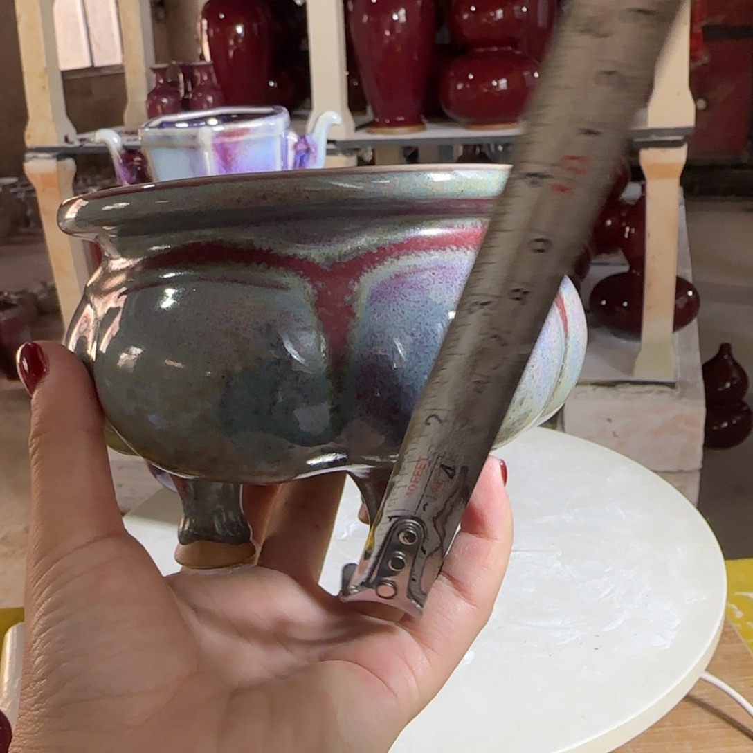 瓷摆件郑家钧窑摆件