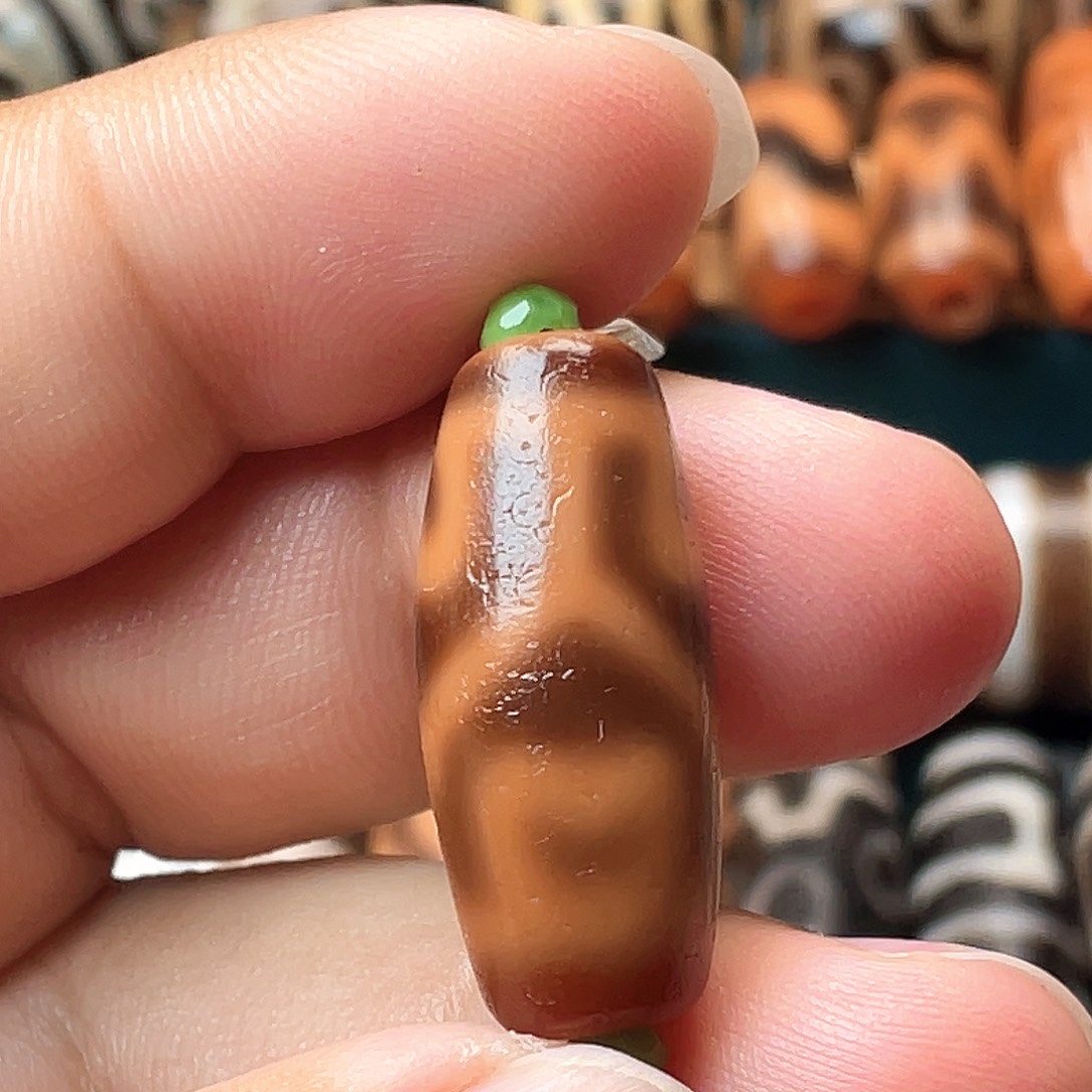 玛瑙/玉髓合金耳饰小卢龟甲莲心