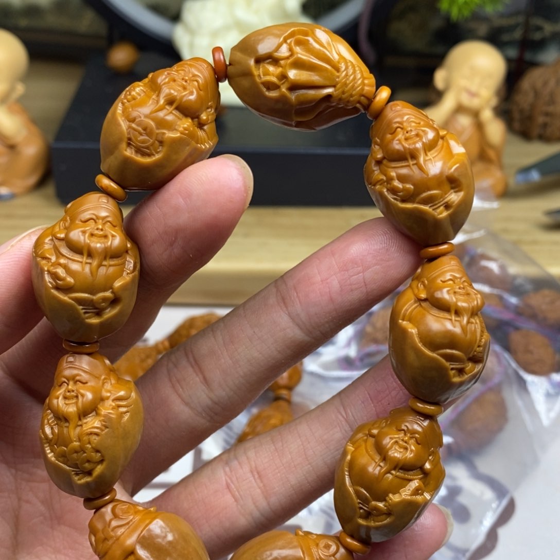 橄榄核手串/手链橄榄核雕工艺手串