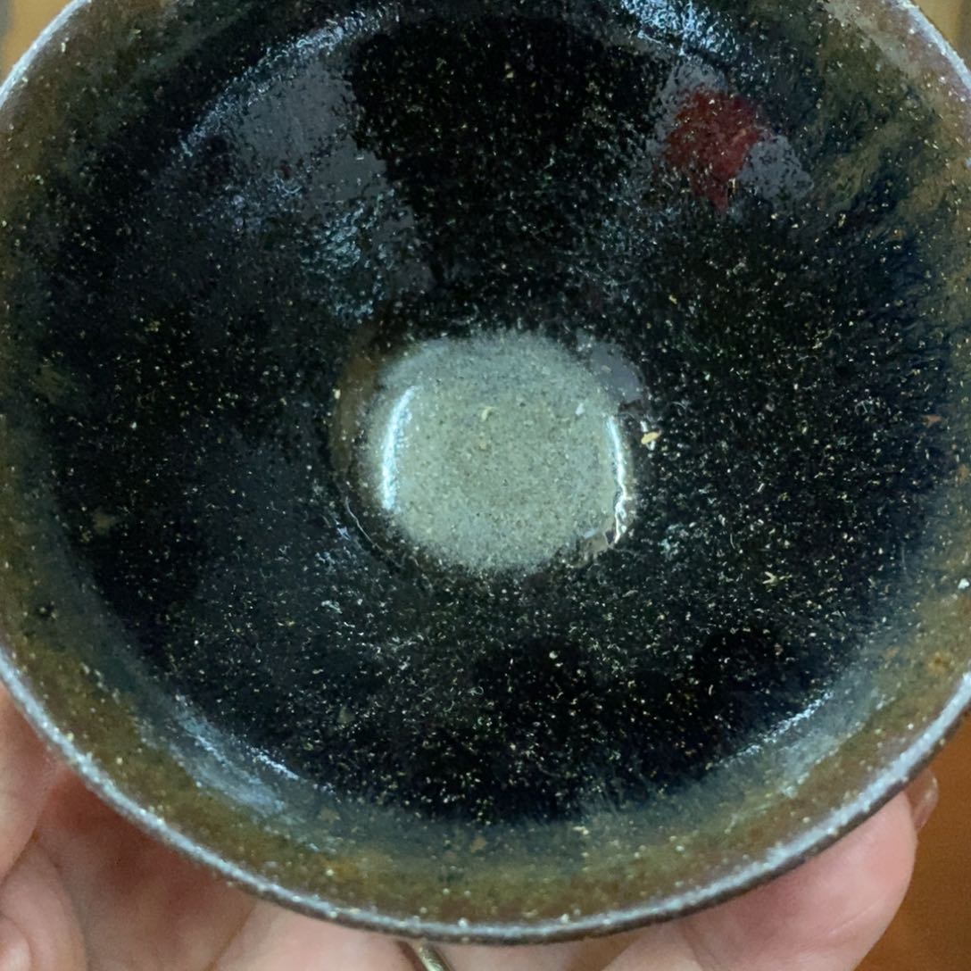 茶盏建盏精品青蓝毫