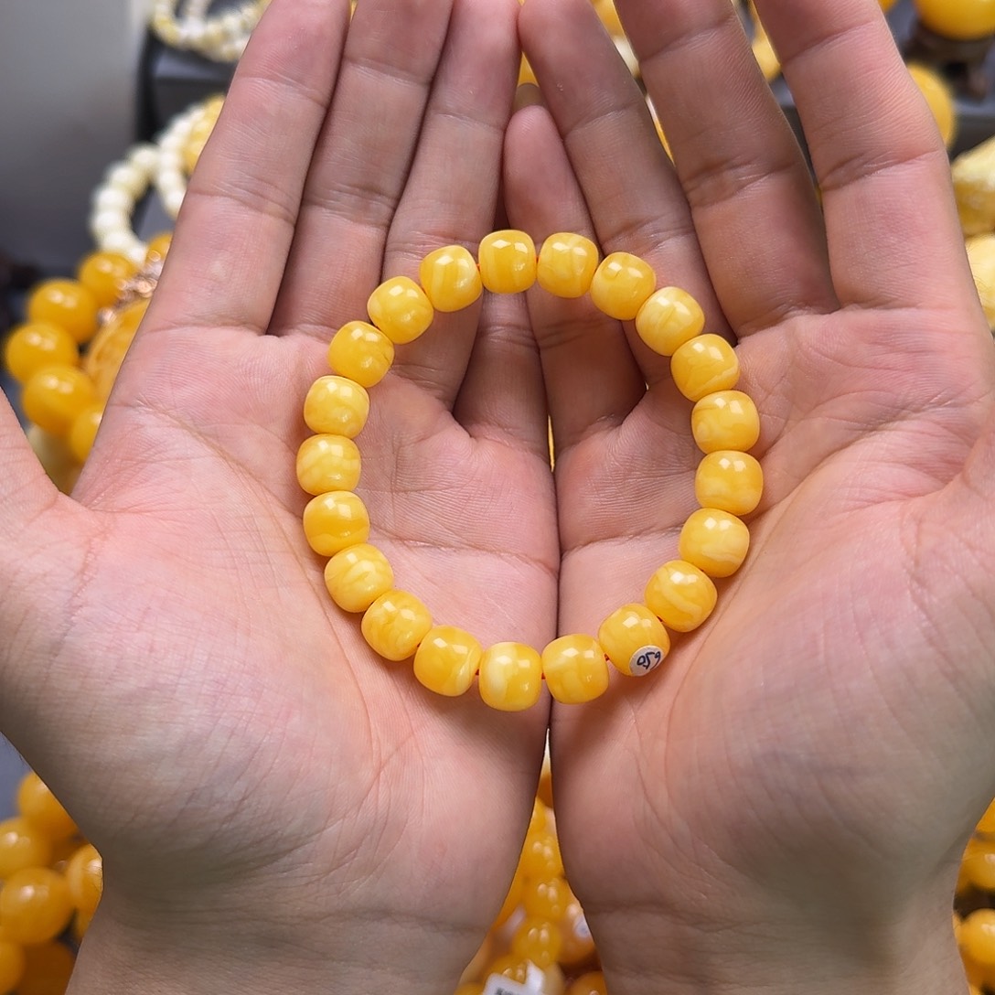 未镶嵌琥珀珠宝奇石同料11mm