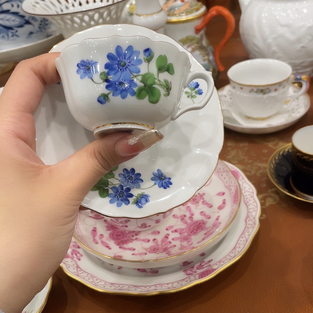 瓷片中古一等红茶杯