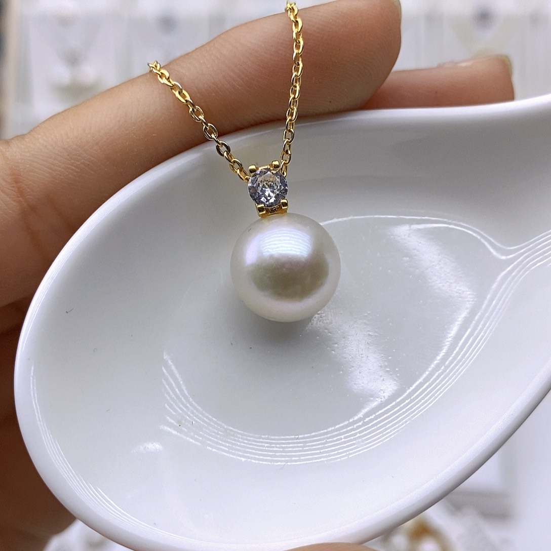 淡水珍珠未镶嵌吊坠(赠链)