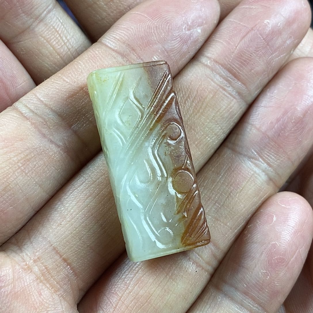 和田玉（糖玉）挂件未镶嵌