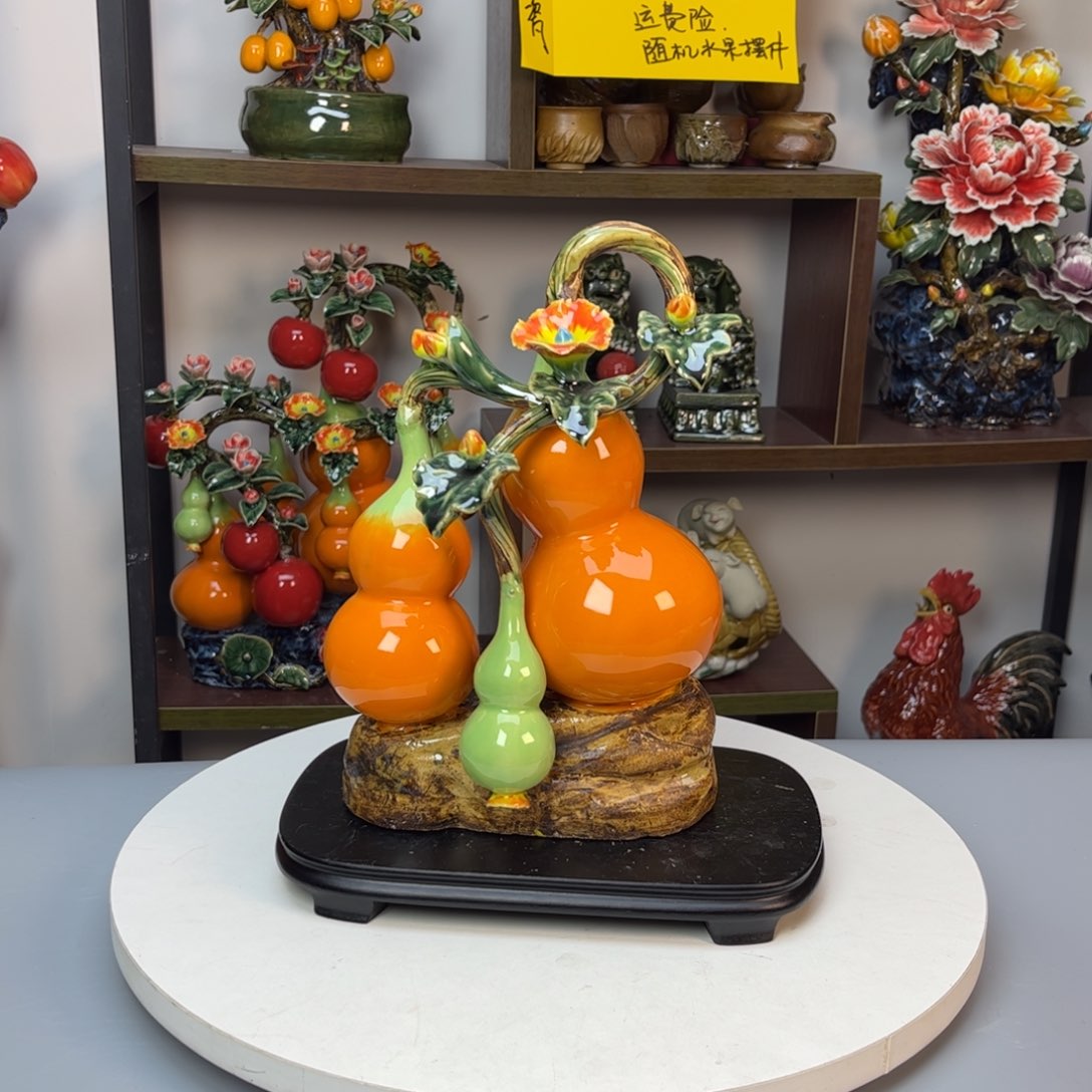 陶瓷3果葫芦0000000000000000