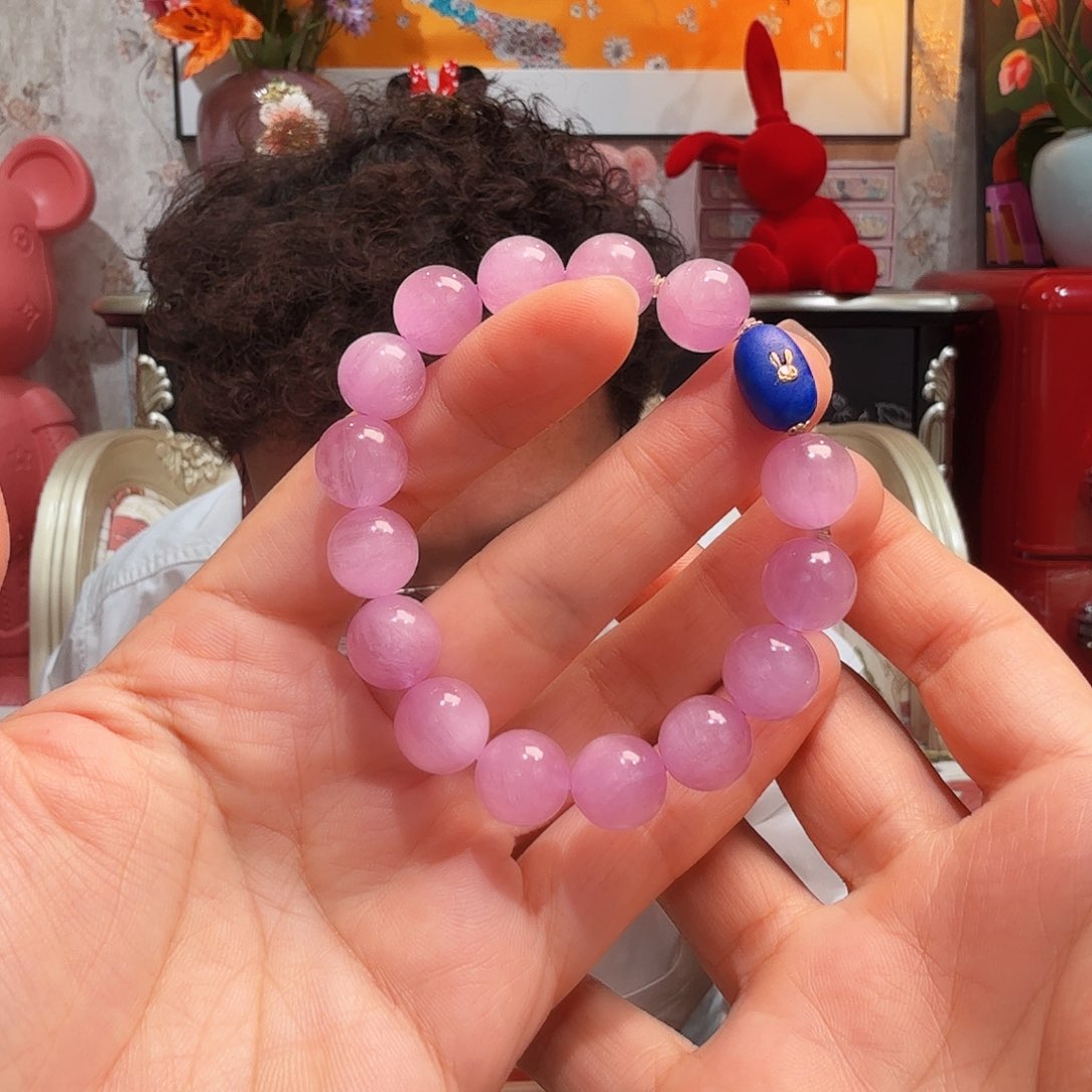 锂辉石手串未镶嵌手串