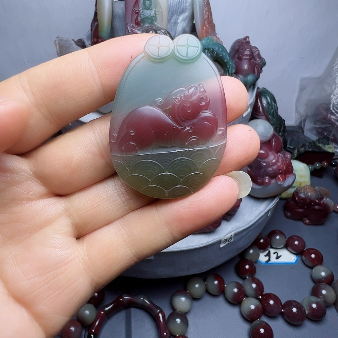 陶***备玛瑙/玉髓手链未镶嵌