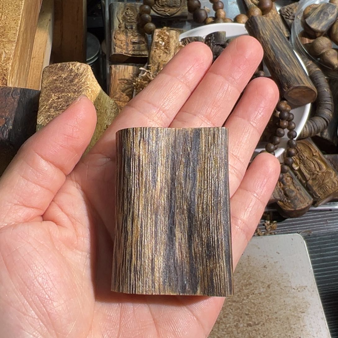 沉香吊坠白棋楠吊坠14.2克