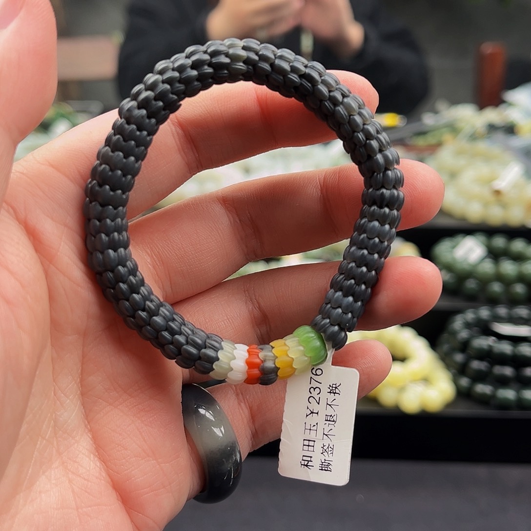 和田玉手串未镶嵌