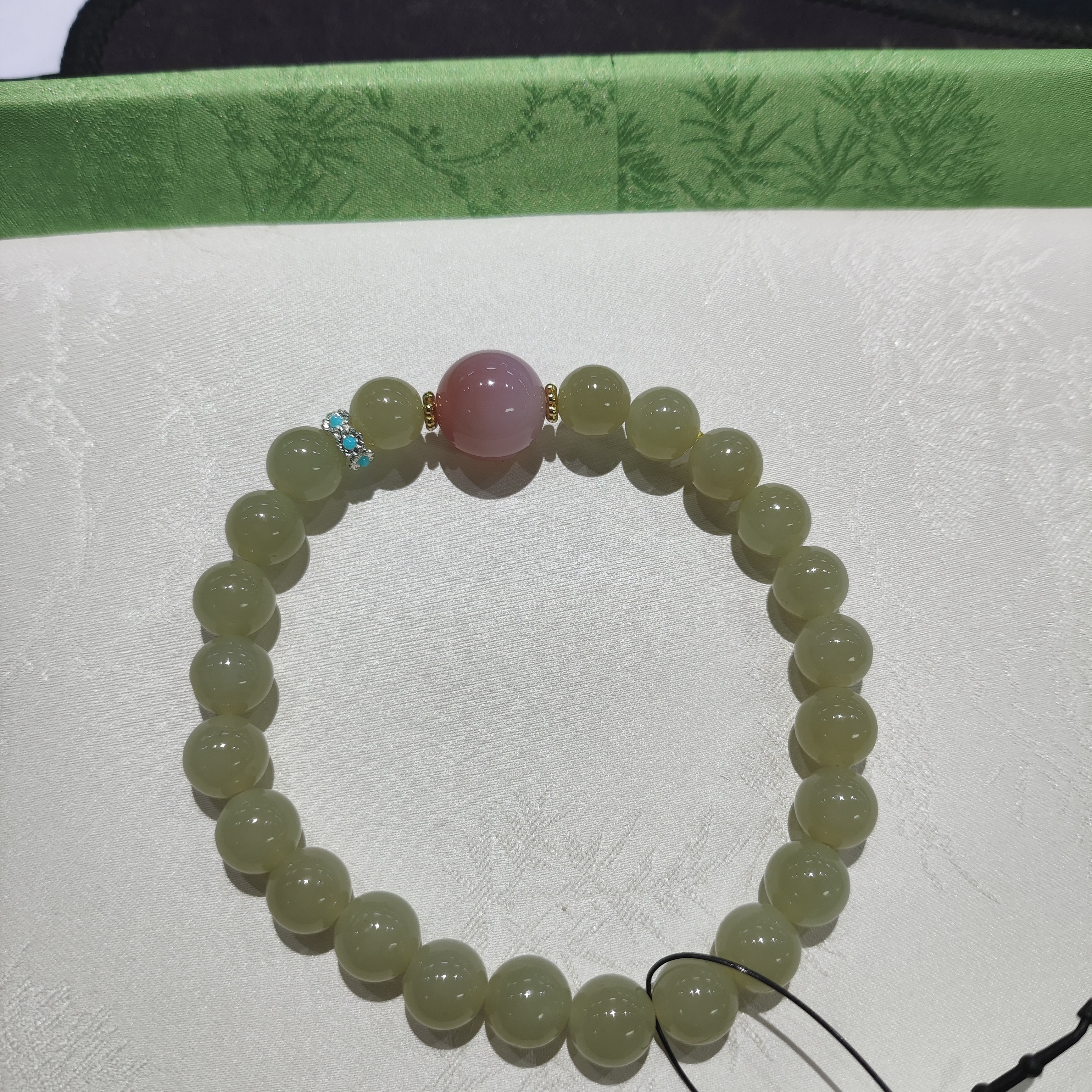 卡8mm和田玉女士百搭时尚手串