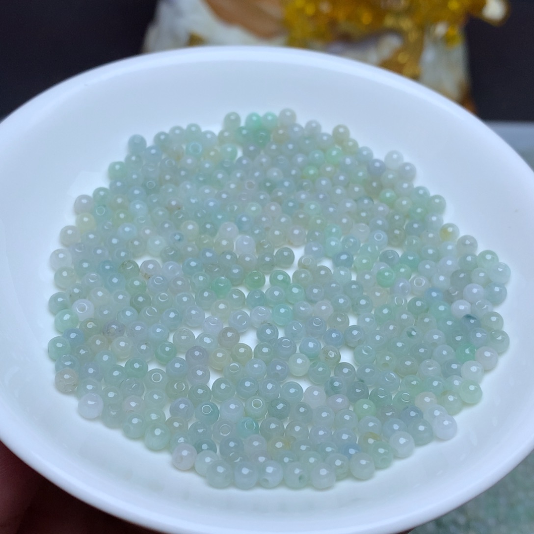 【闪购商品】翡翠手链未镶嵌卡3.5冰晴100个