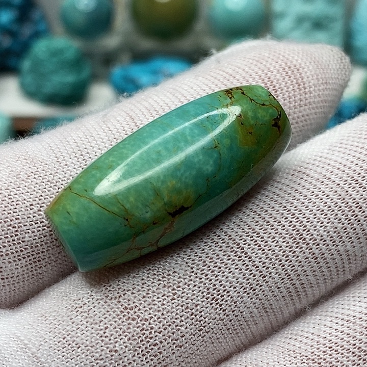 绿松石未镶嵌天然原矿 地大质检