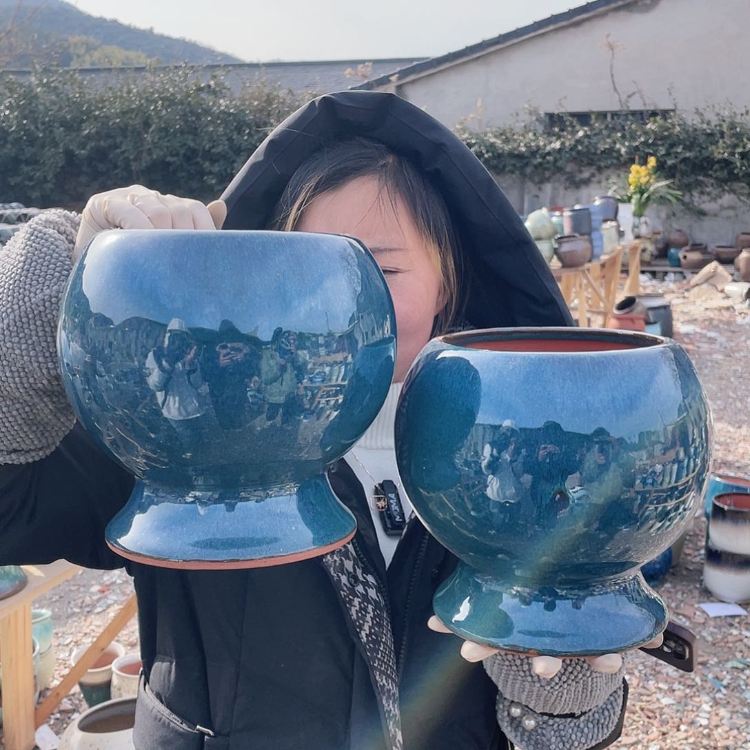 紫砂花盆王嫂花盆 0109-120