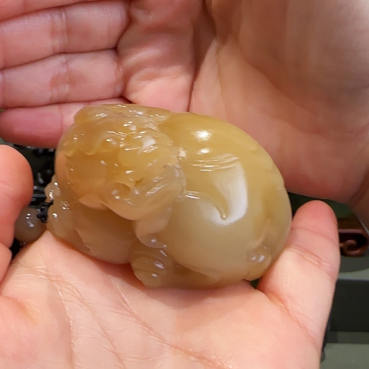 【闪购商品】未镶嵌和田玉摆件四****星