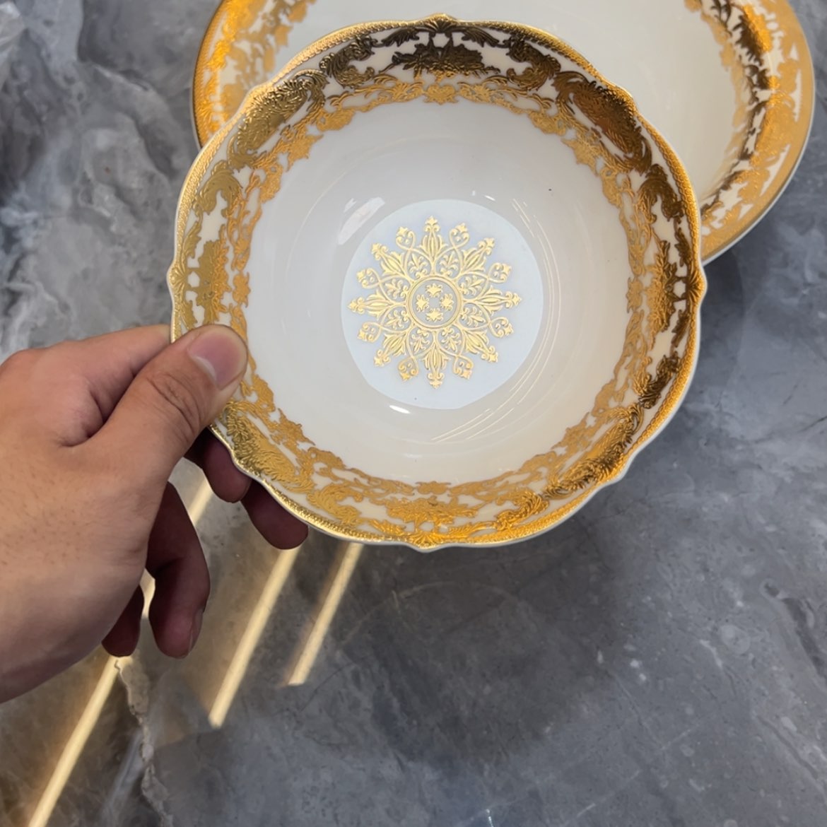 【闪购商品】瓷片6寸水果碗两个一单福利价