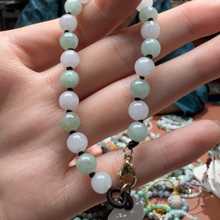 未镶嵌挂件翡翠荷**满