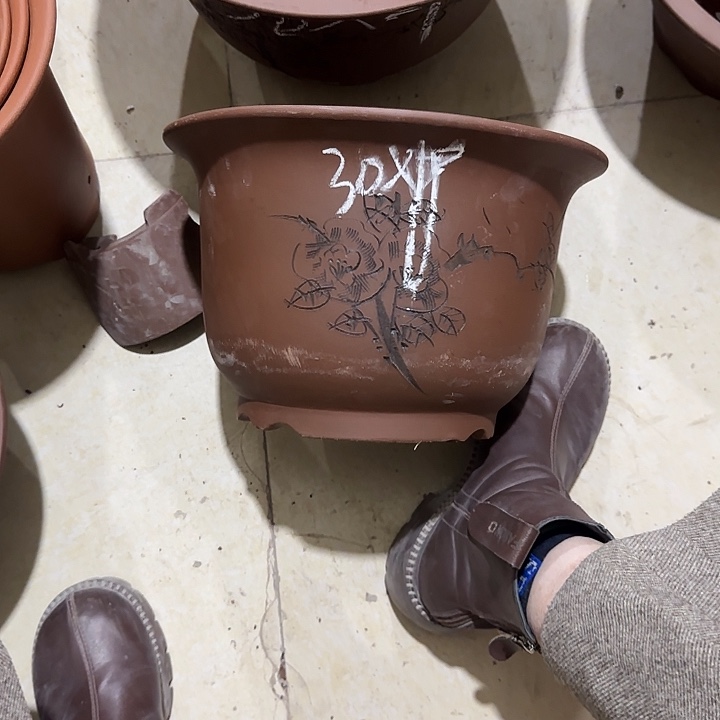 紫砂花盆破损包赔