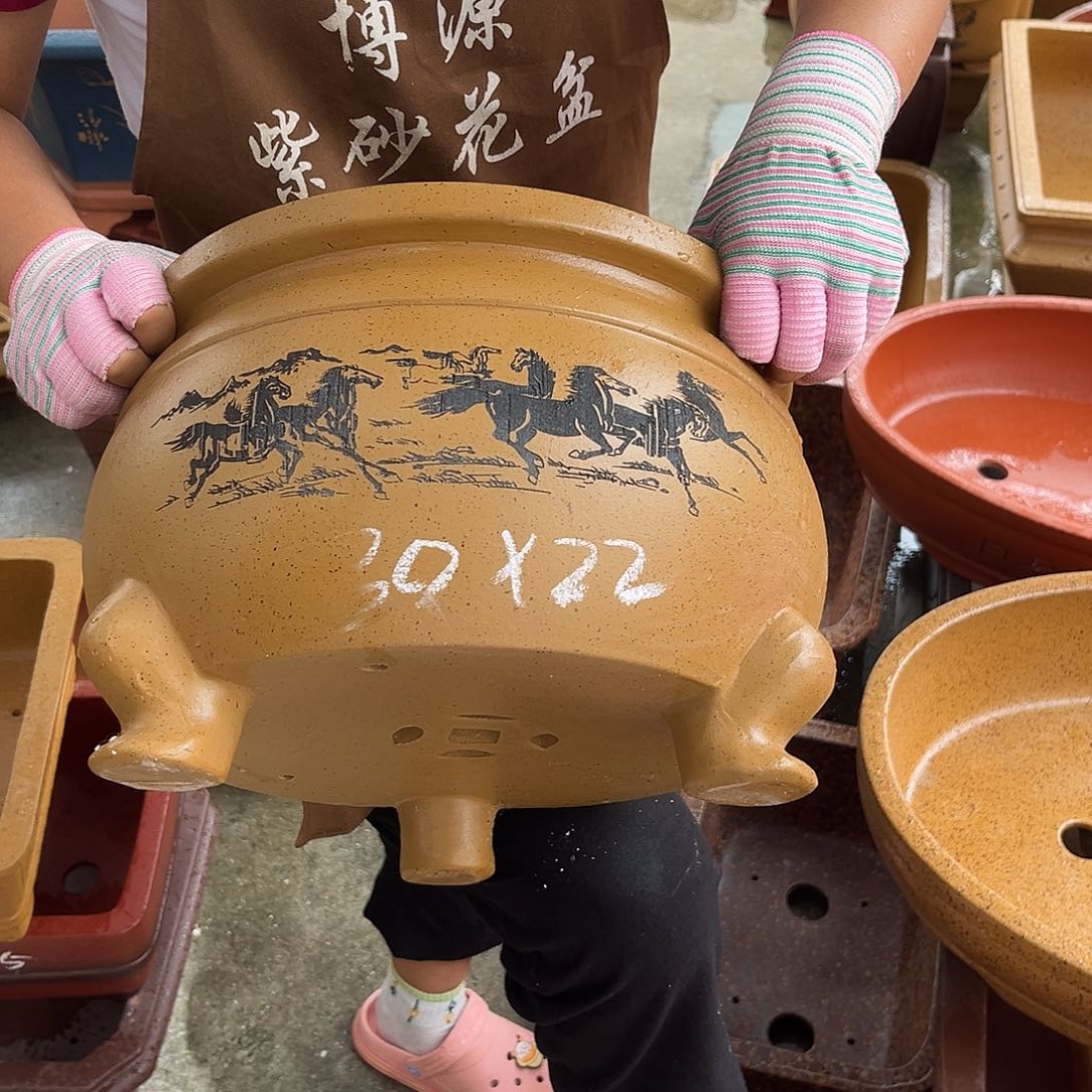 紫砂花盆盆景艺术