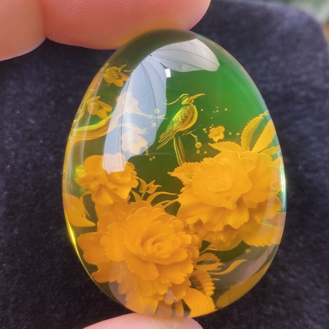 【闪购商品】蓝珀吊坠(不含链)未镶嵌