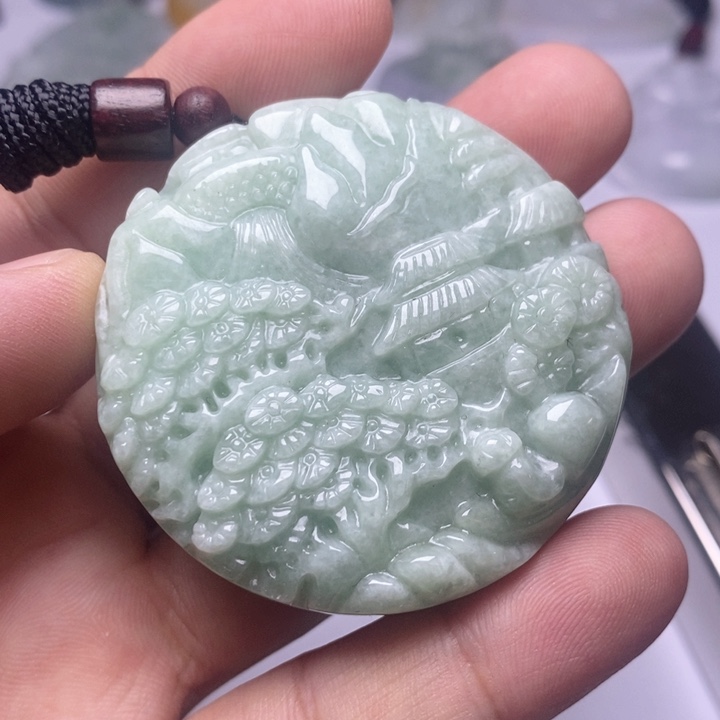 颈饰未镶嵌翡翠翡翠