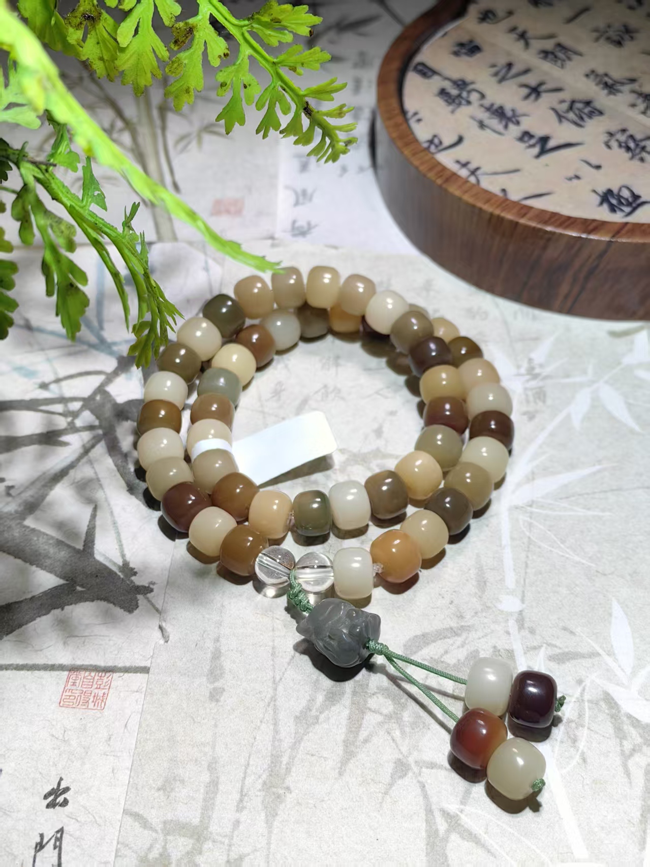 菩提  双圈手串【无礼盒】 740