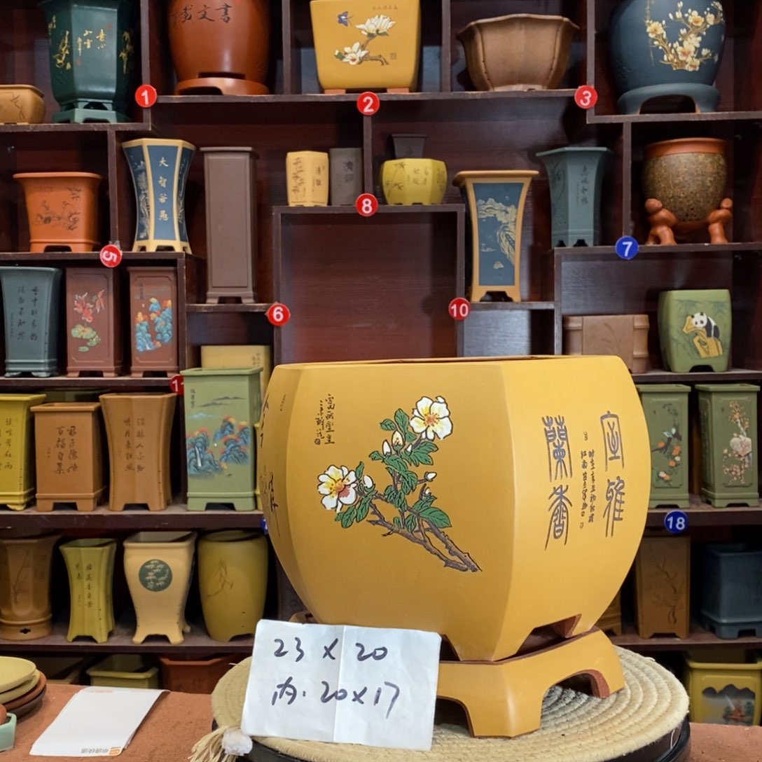 紫砂花盆紫砂艺术