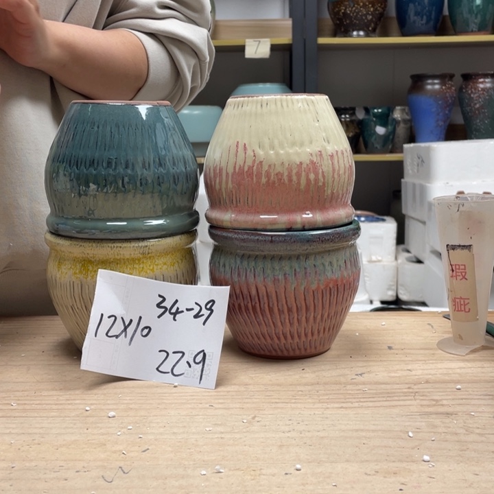 紫砂花盆多肉花盆微瑕29