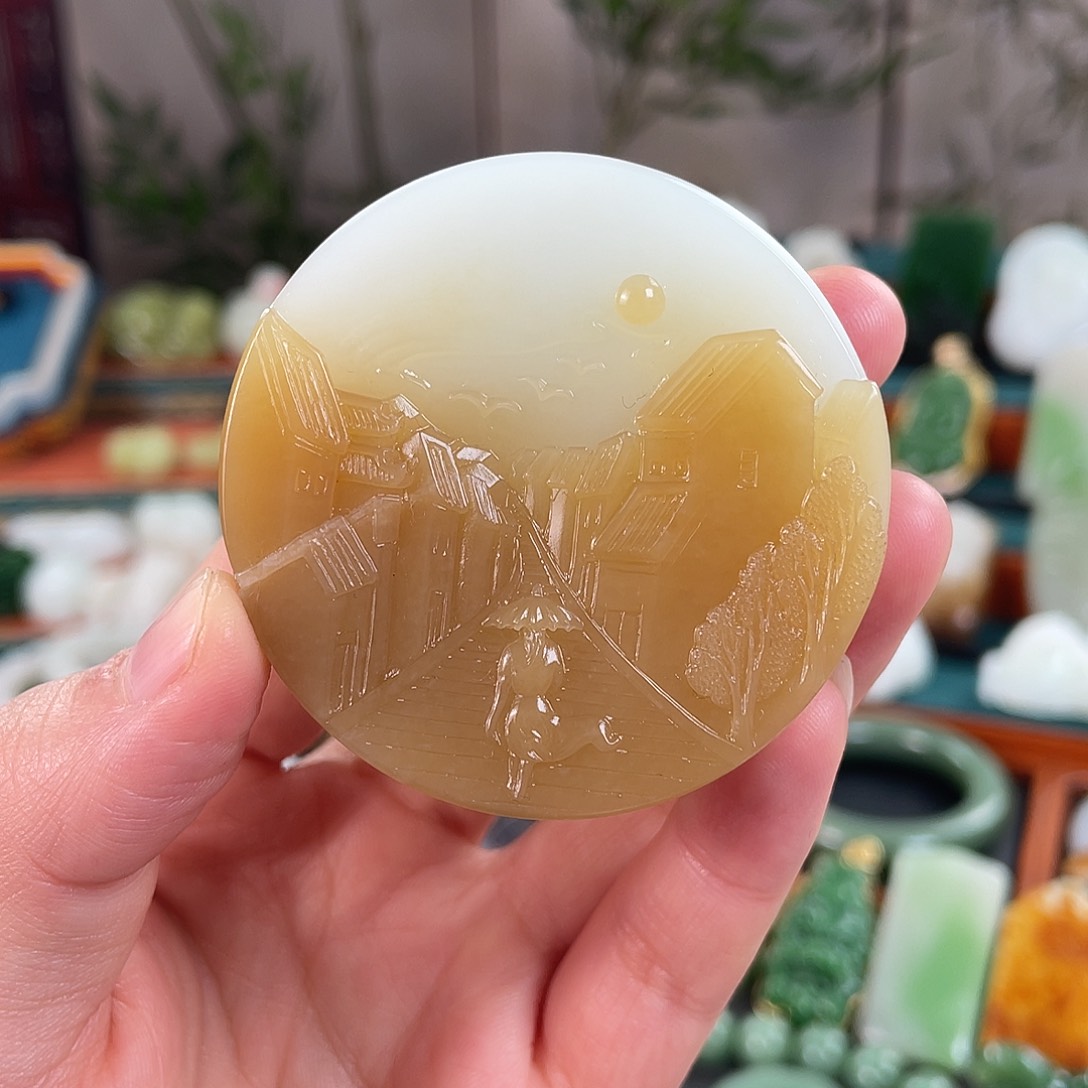 未镶嵌和田玉挂件