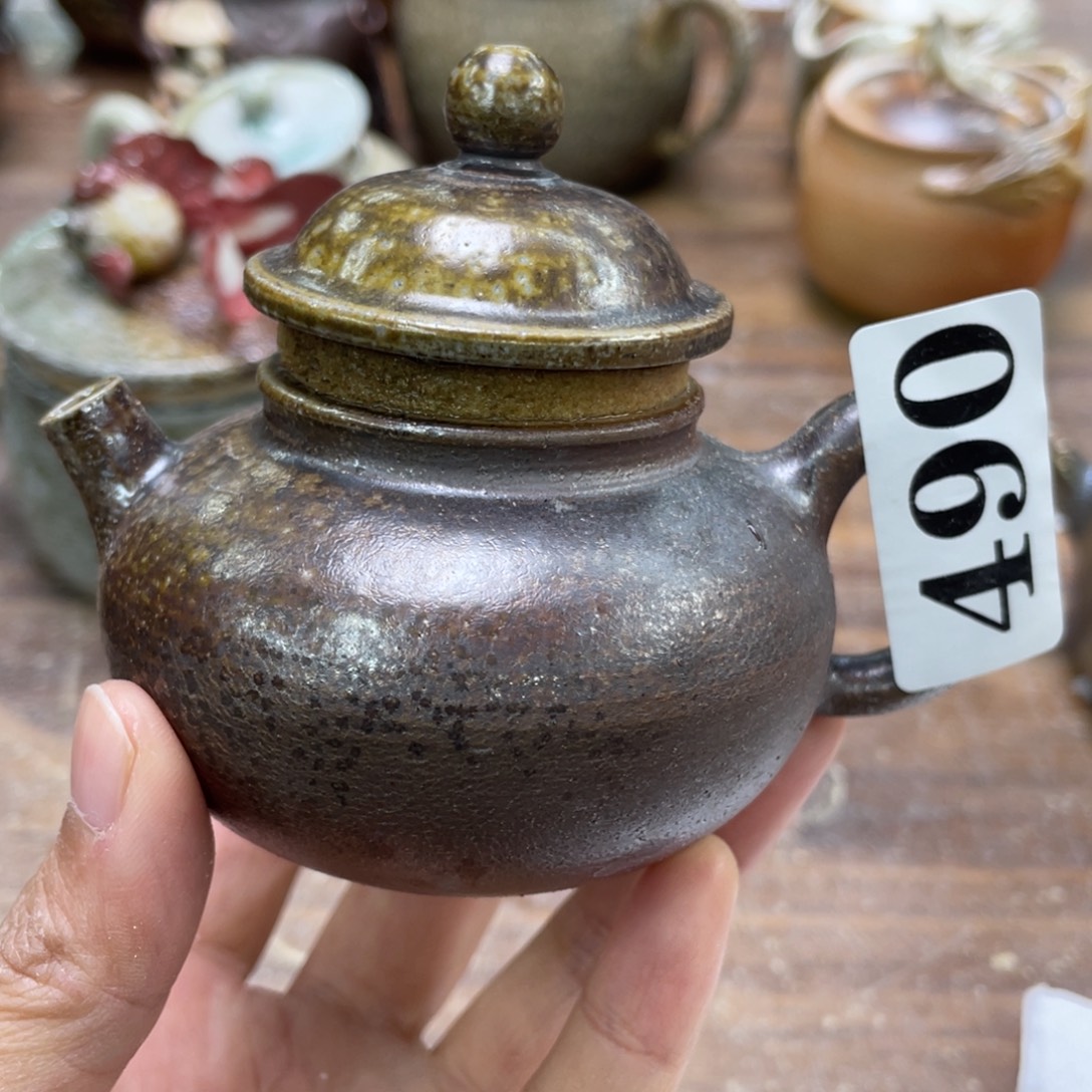 陶纯手工柴烧茶壶茶具